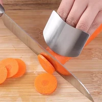stainless steel finger guard finger hand cut hand protector knife cut finger protection tool kitchen knives accessories