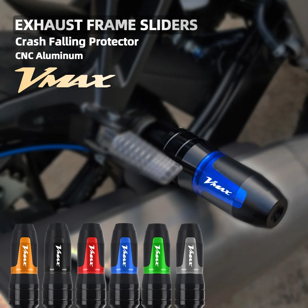 

FOR V-MAX VMAX 300 1200 1700 Motorbike CNC accessories Exhaust Frame Sliders Crash Pads Falling Protector