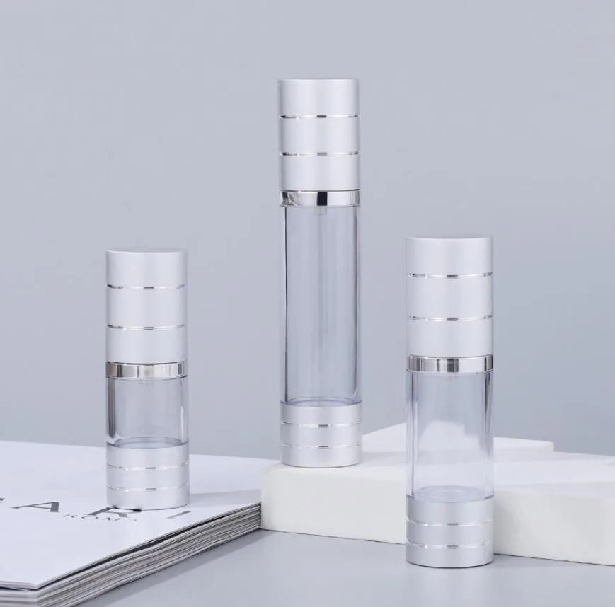 80 мл пластиковая алюминиевая бутылка с безвоздушным насосом электронная