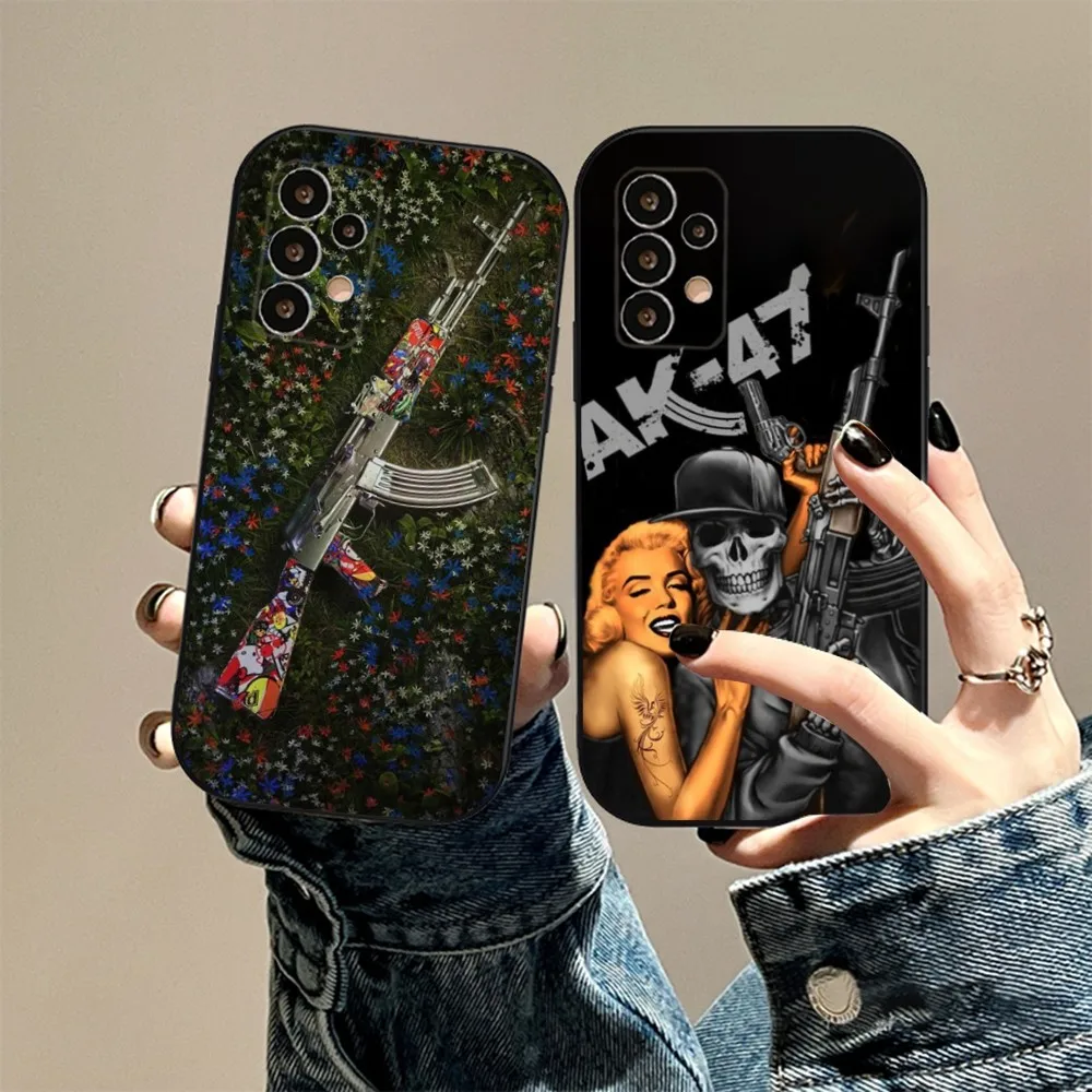 Фото Чехол для телефона Ak-47 King of Guns Чехол для телефона Samsung S24, 22,30, 20,10, 9,Note20 Ultra、Lite、Ultra、5G、Plus、FE №1