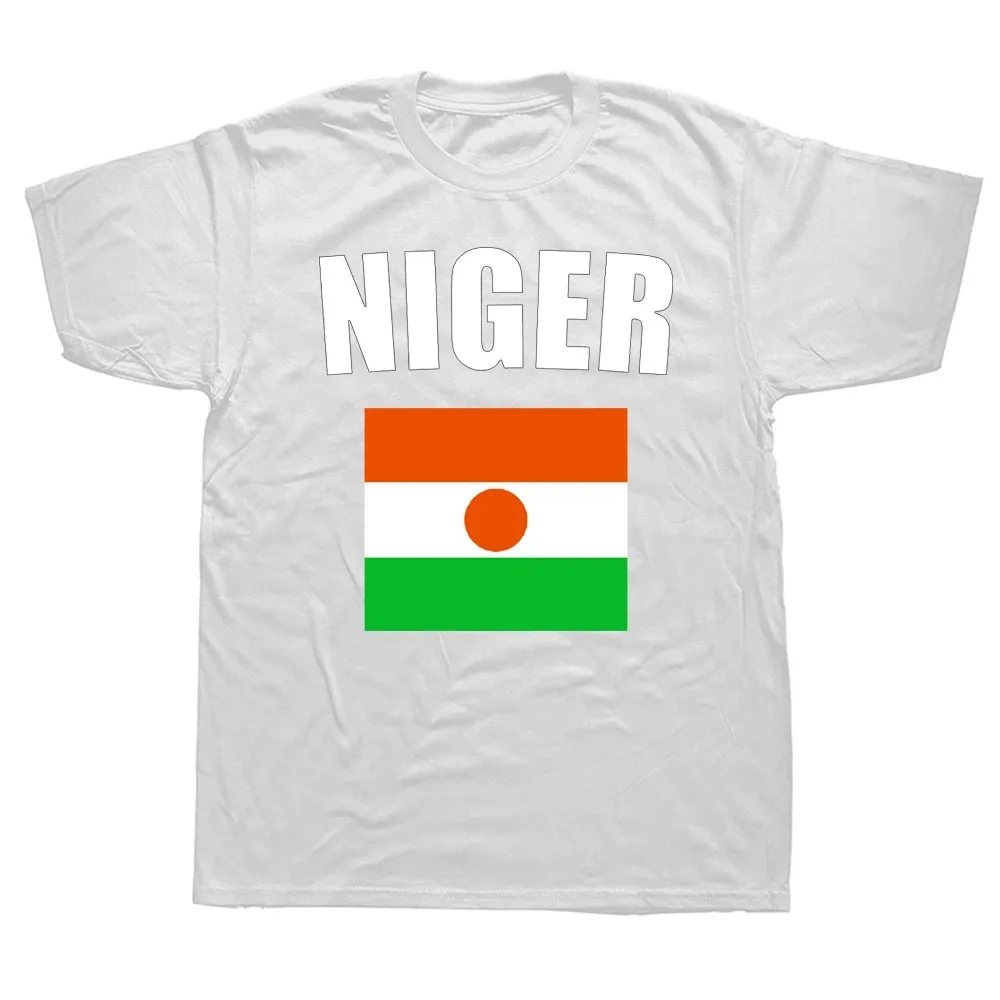 Мужская Хлопковая Футболка С Нигерийским Принтом Забавная Стильная Уличная