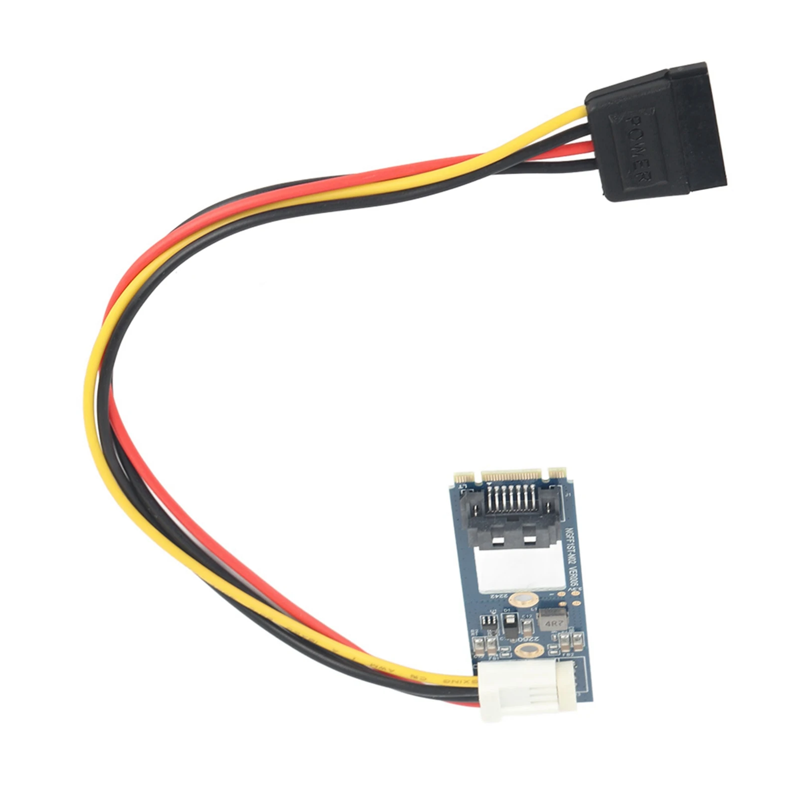 Адаптер для горизонтального преобразователя M2 в SATA M.2 NGFF на 7Pin + 4-контактный