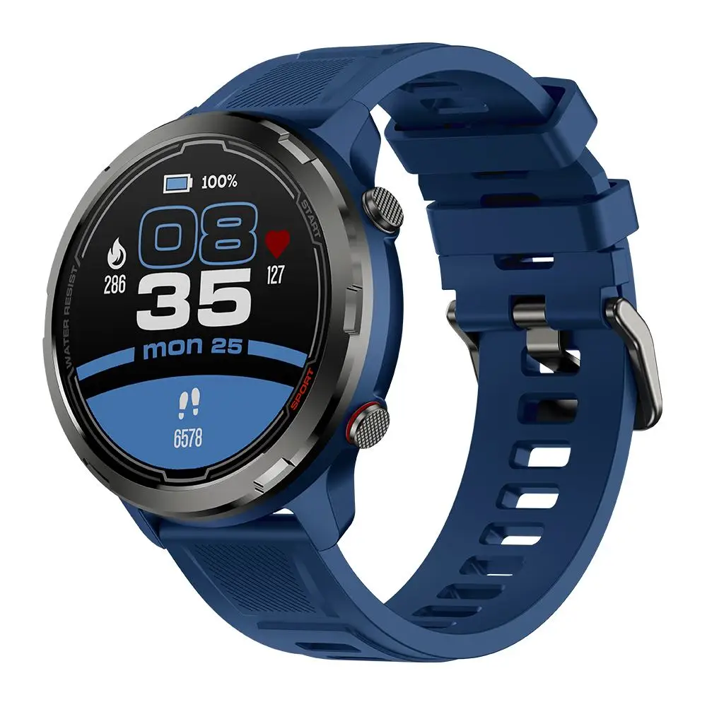 

Zeblaze Stratos 2 Lite Built-in GPS Multiple Sport Modes Compass 24H Health SpO2 Blood Oxygen Heart Rate Smart Watch