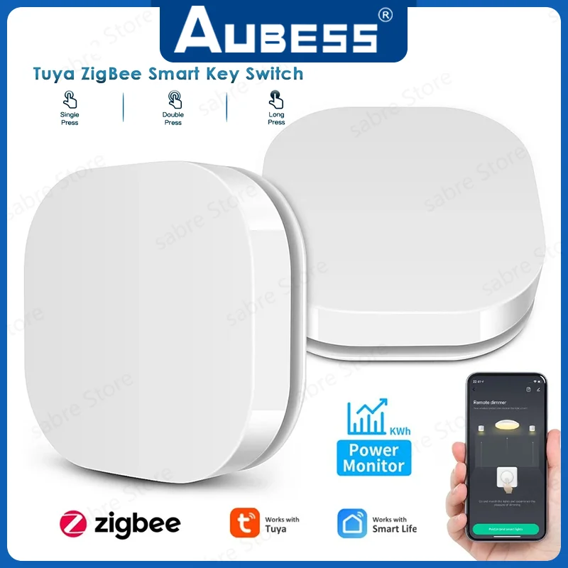 

Умный выключатель Tuya ZigBee, беспроводной смарт-ключ с управлением через приложение