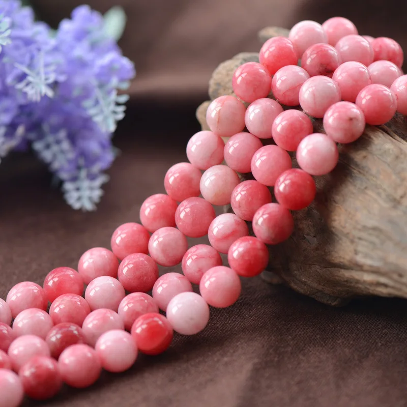 

Joanlyn Grade A Natural Multi Tones Red Jade Beads 4mm 6mm 8mm 10mm 12mm Smooth Polished Round 15 Inch Strand JA34