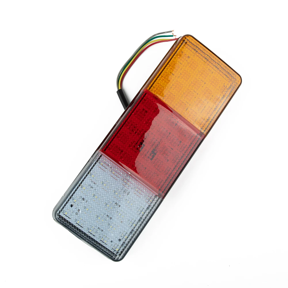 

1pc Car 75-LED Tail Light Truck Trailer RV Boat Stop Rear Reverse Turn Indicator Lamp PC ABS Stop Tail Turn Lamp