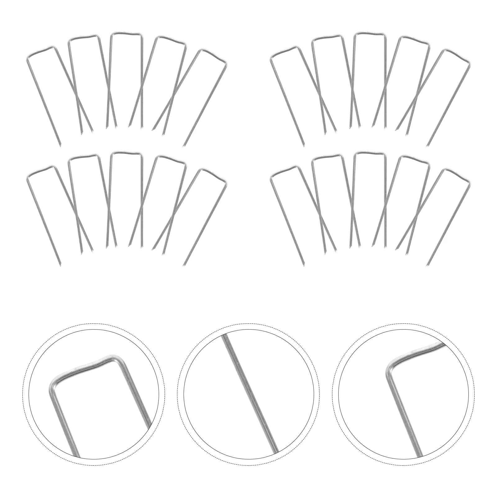 

Greening Floral Staples Pin U Gardening Fabric Fixing Arrangement Wreath Flower Landscape Fern Fork Garland Holiday Diy Ground