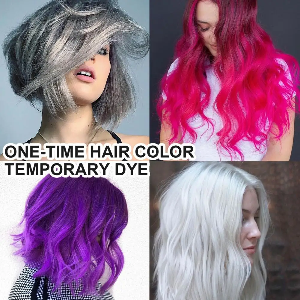 

Universal Hair Color Dye High Saturation Hair Cream Portable Beauty Tool Temporary Hair Styling Dye Gel