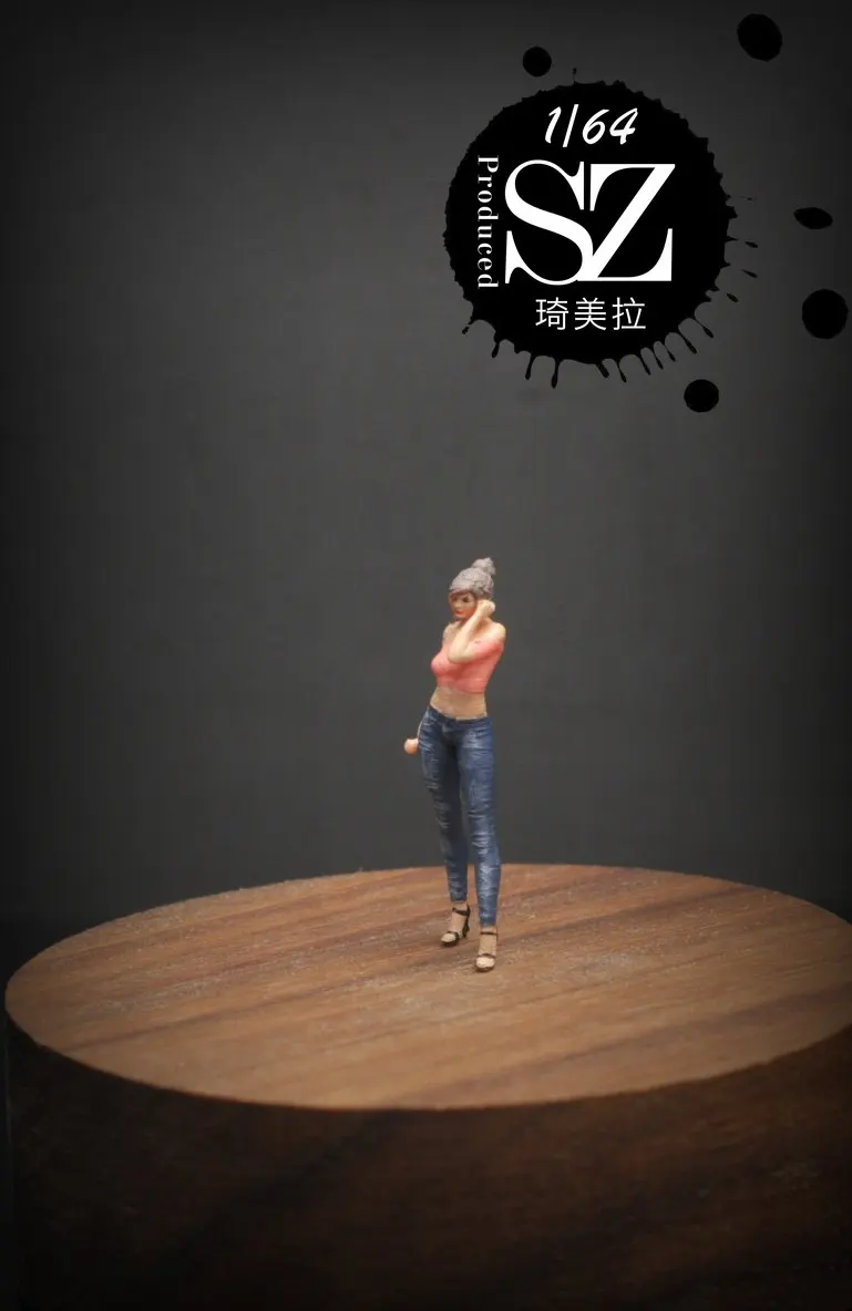 

1/64 1/43 doll model turtle Jane series car model scene decoration micro landscape shooting props resin figure