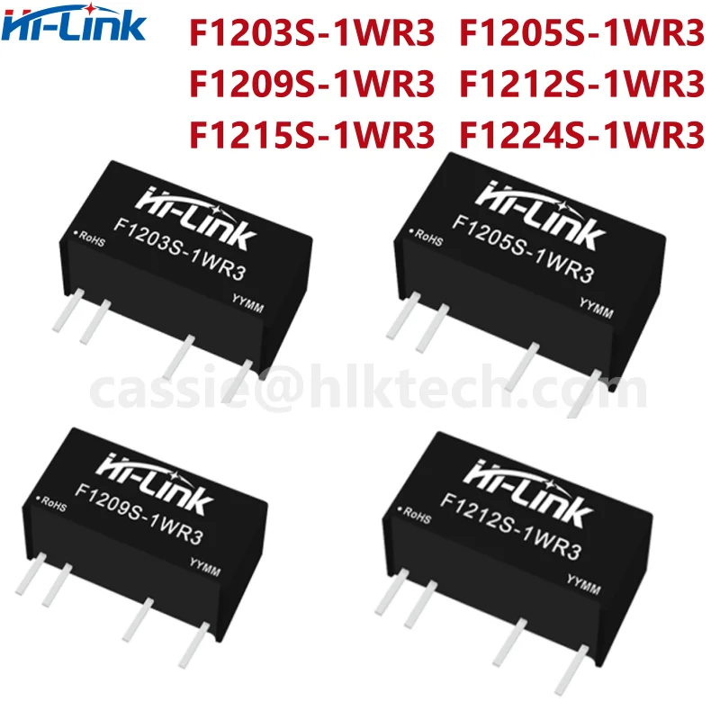 F1205S-1WR3 F1203S-1WR3 F1209S-1WR 12 В выход 3 3/5/9/12/15/24 1 Вт DCDC мини-модуль питания