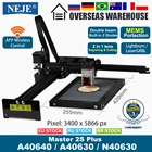 NEJE Master 2s Plus A40640 A40630N40630 CNC лазерный гравер DIY Беспроводной резак для древесины гравер маркировочный принтер из нержавеющей стали