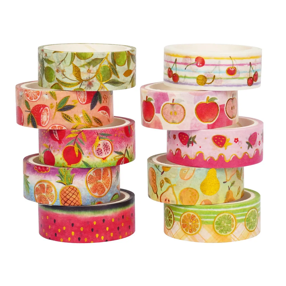 

Клейкая лента для рукоделия "Cartoon Fruit Gilding"