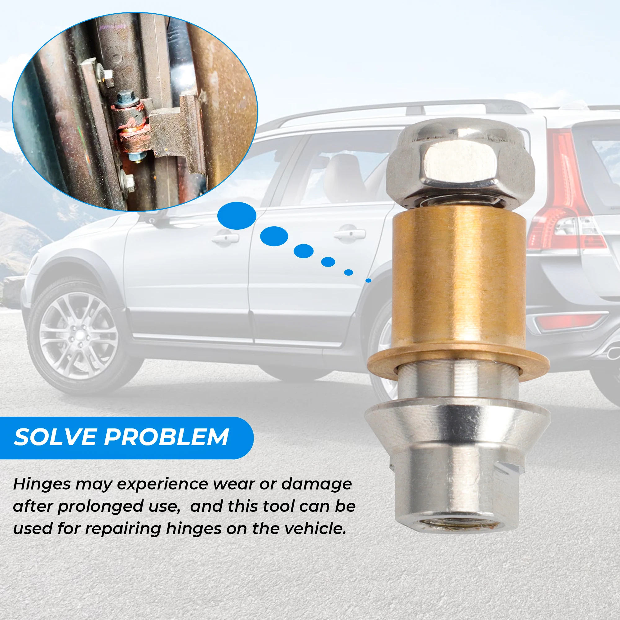 31457368 для Volvo XC70 XC60 V70 S80 2006-2016 304 комплект ремонта петель из нержавеющей стали