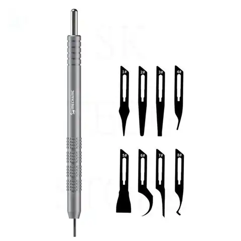 MECHANIC KH-001 Набор ножей для удаления клея с жестким диском Сложный баланс Жесткий мягкий клей для процессора Нож для быстрой разборки Лезвие