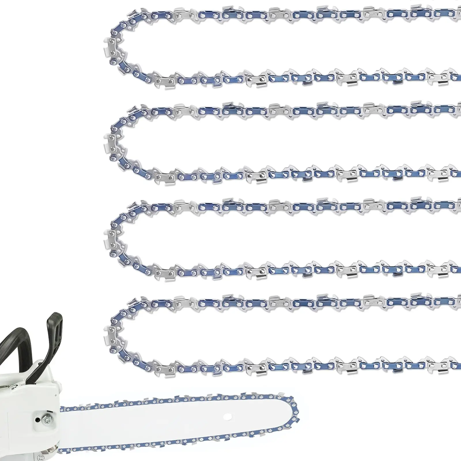 4 упаковки 18-дюймовый шаг .325 дюйма калибр .063 68 приводных звеньев — 26RS подходит для