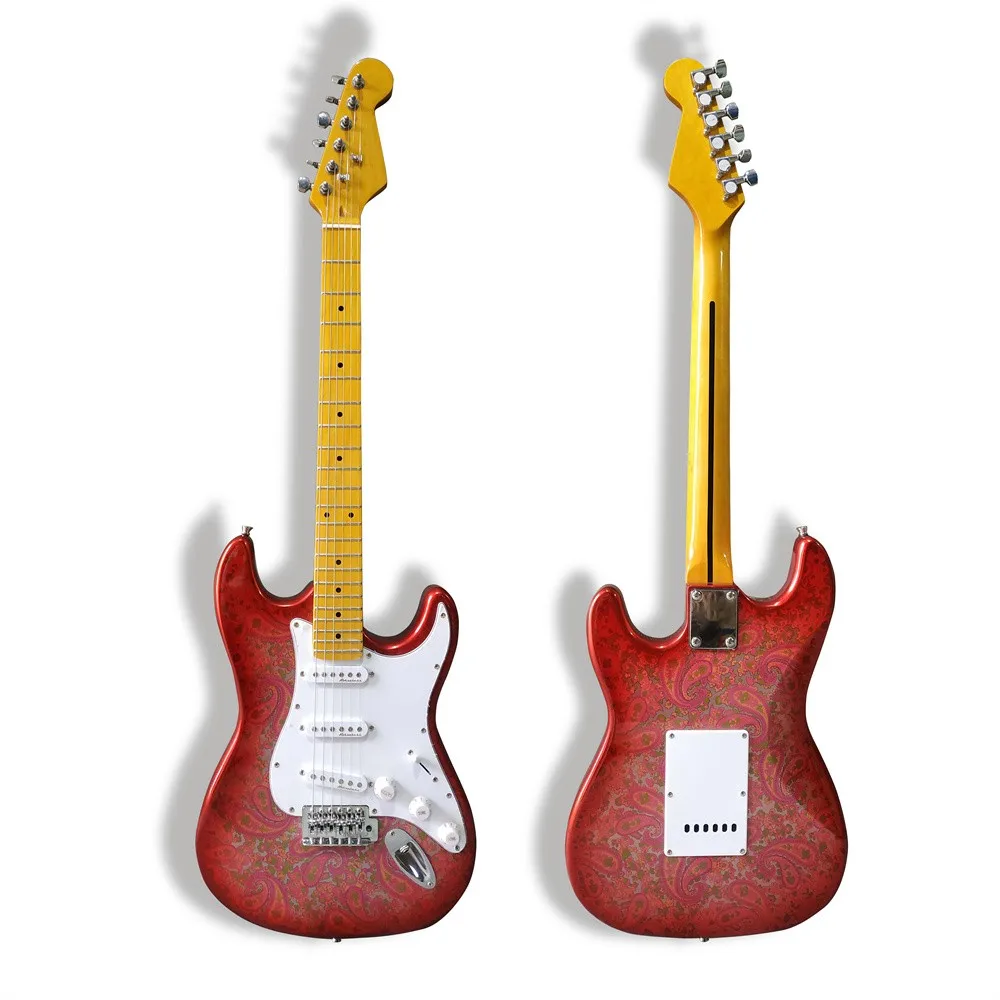 

​Factory Price 22 Frets Musical Instrument Custom Left Handed SSS Electric Bass Guitar with 6 Strings