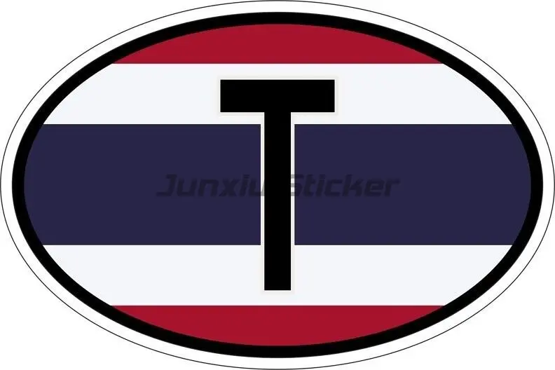 Персонализированные художественные наклейки флаг Таиланда код страны карта