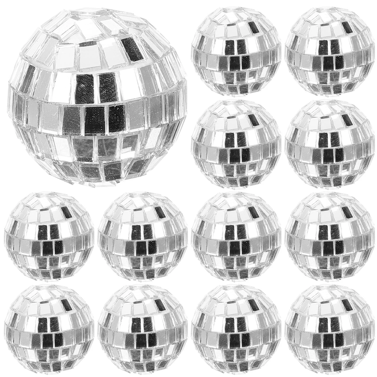 

Светоотражающие диско-шары для Хэллоуина, Рождественское украшение, разные размеры, маленькие диско-шарики, зеркальные диско-шарики, украшения, 3 см