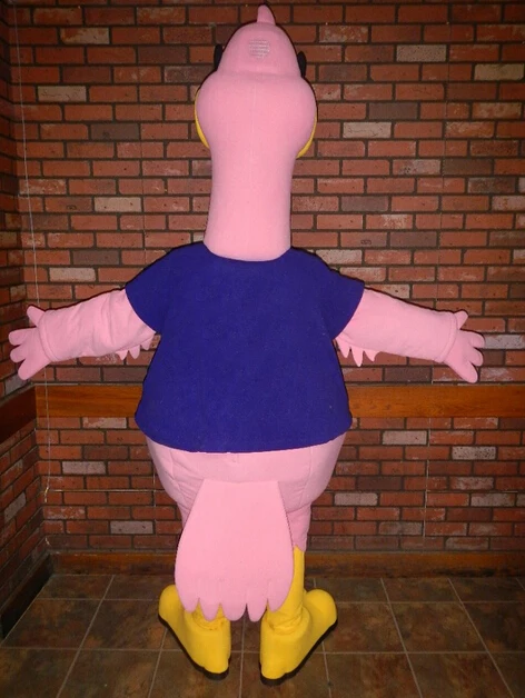 Талисман крутой розовый фламинго костюм талисмана с солнцезащитными очками на