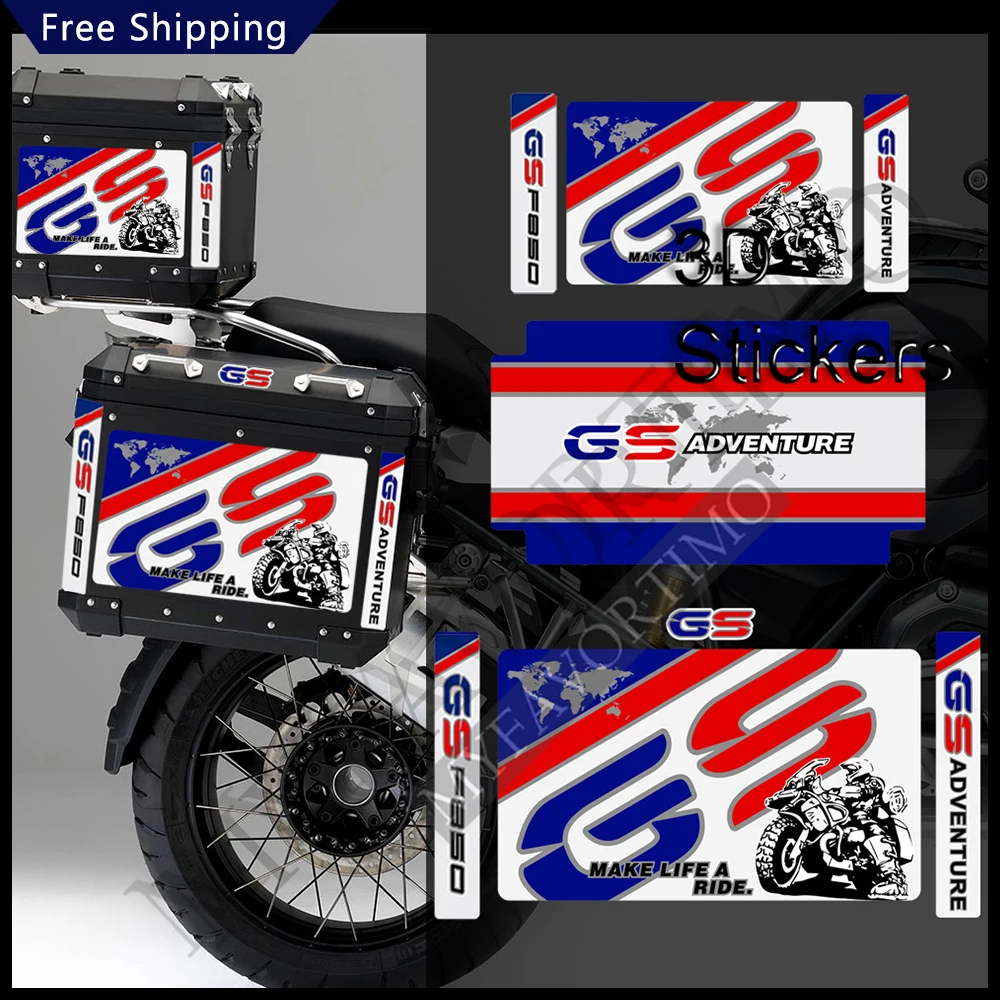 

2021 For BMW F850GS F 850 GS GSA Stickers Decal Top Cases Topcase Trunk Luggage Aluminium Adventure 2019 2020 2020