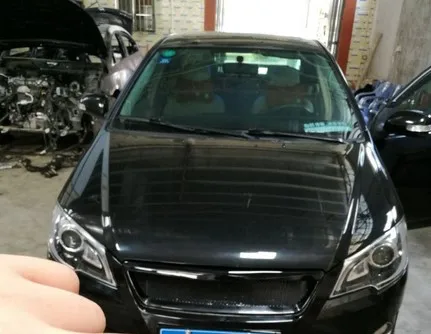 Матовая Черная передняя решетка из полимерного волокна для 13 Toyota COROLLA, 1 шт.