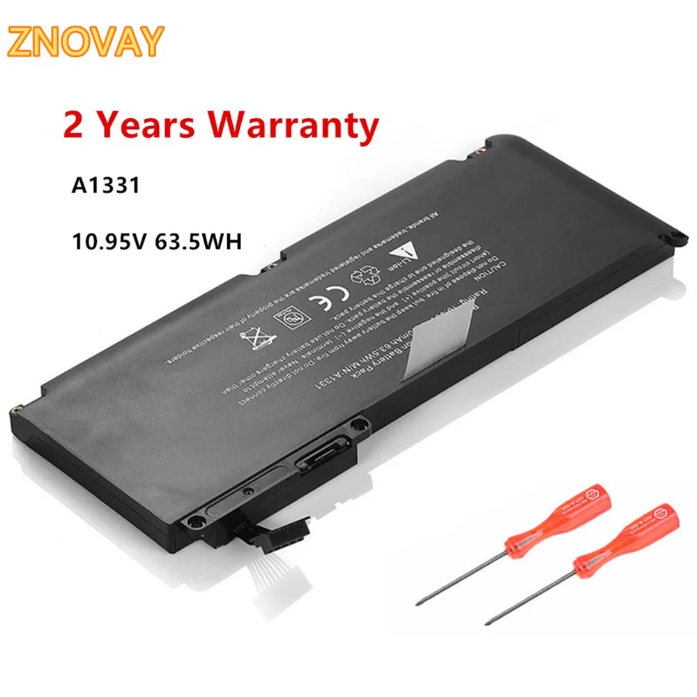 10.95V 63.5WH A1331 Laptop Battery for Apple MacBook Unibody 13" A1342 (Late 2009 Mid 2010) fits 020-6582-A MC233LL/A MC207LL/A