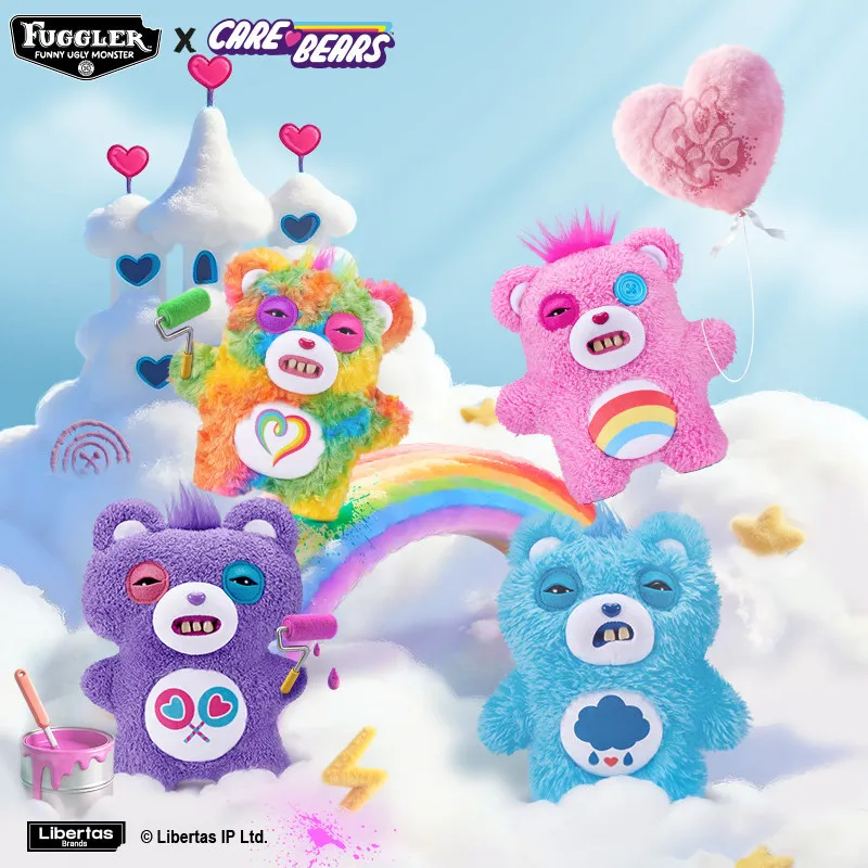 Фото Плюшевая игрушка Fuggler: Забавный уродливый монстр из серии Care Bears, милая мягкая кукла-мультяшка, коллекционный подарок №2