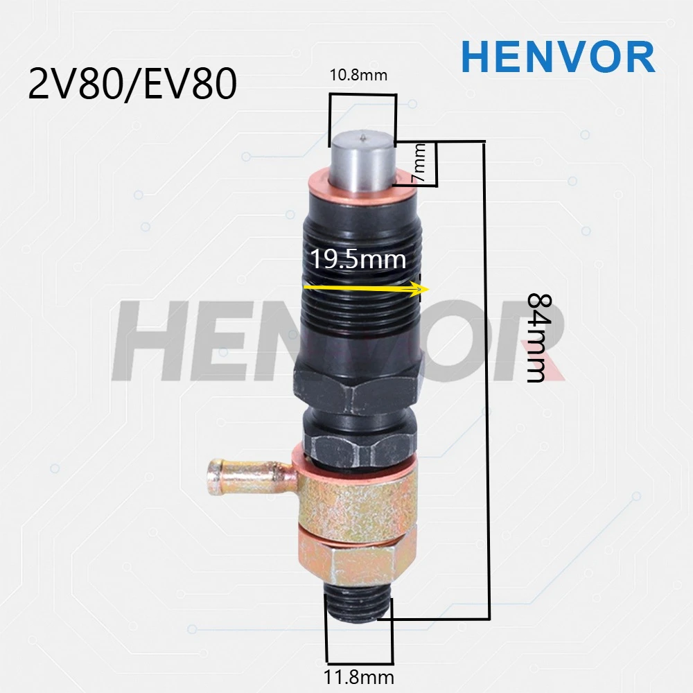 Фото Форсунка для двухцилиндрового дизельного двигателя, генератора 2V80 EV80 2V88 2V92 295 290 292 №3
