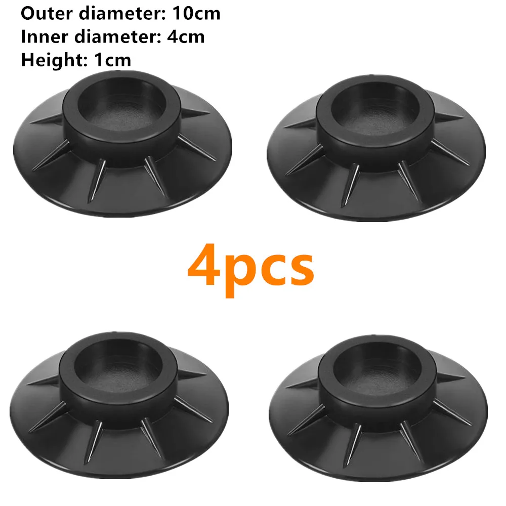 Антивибрационная подкладка для стиральной машины, 1/4 шт., нескользящие коврики, универсальные фиксированные резиновые ножки, шумоподавляющие фиксированные подушечки для ножек холодильника