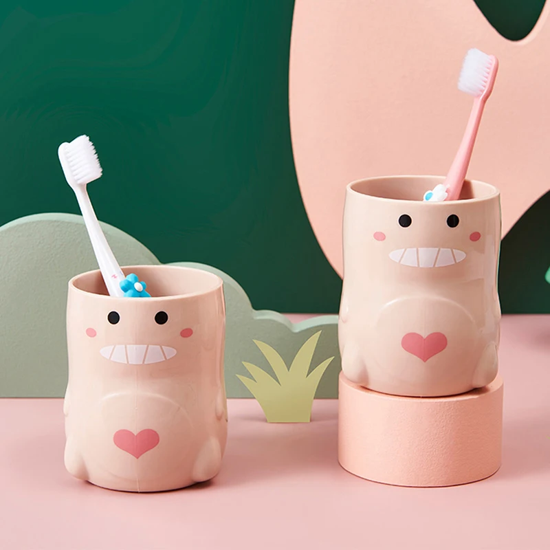 

Милая чашка для зубной щетки, стакан для ванной, бытовые чашки для молока и воды, креативная чашка для полоскания рта, детская чашка для чистки