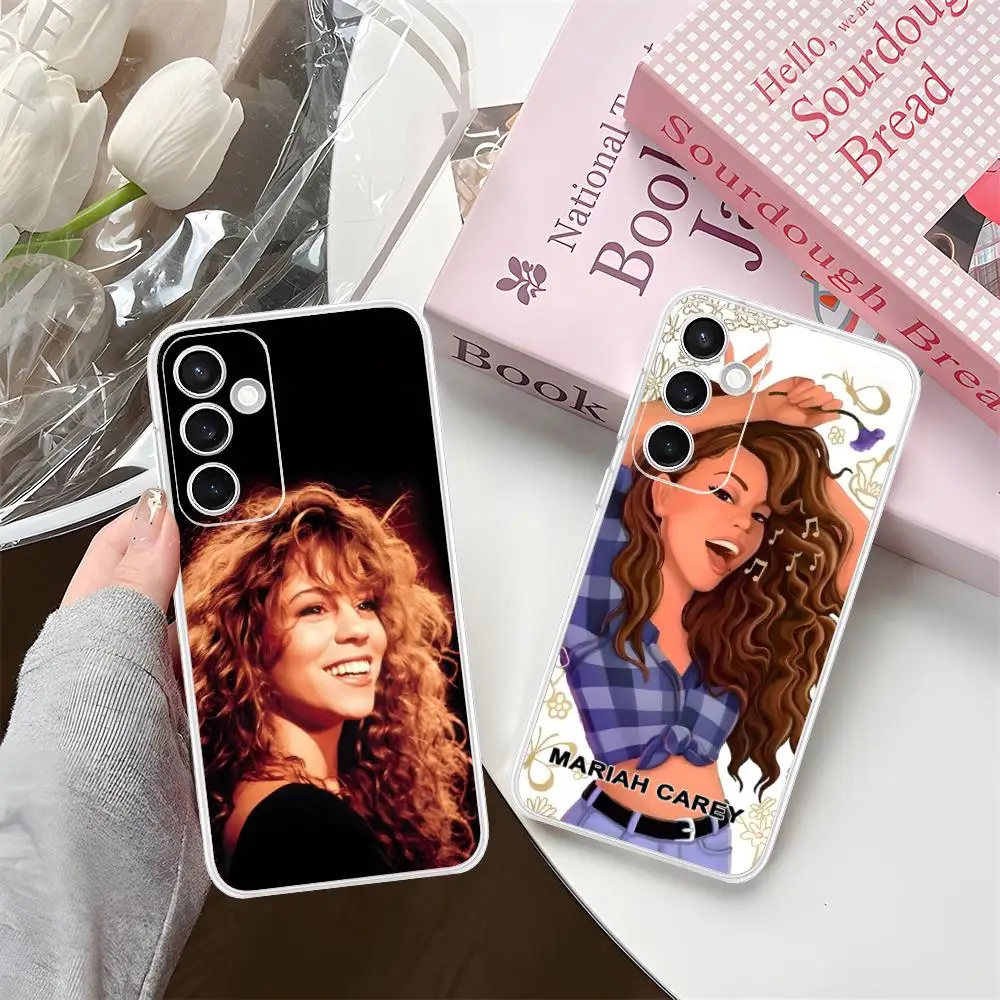 Фото Чехол для телефона Mariah Carey для Samsung Galaxy S25 S24 S23 S22 S21 Plus FE Ultra, мягкий, прозрачный, противоударный, из ТПУ №2