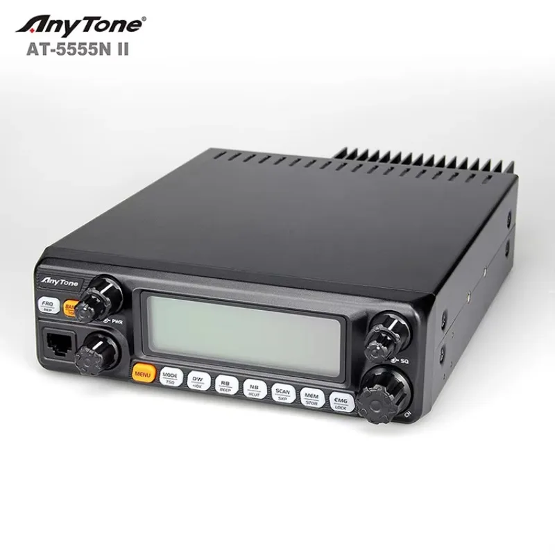 Фото Новый CB-трансивер AnyTone AT5555N II 2026 года, высокомощный (60 Вт), 10-метровый, с большим ЖК-дисплеем, для дальней связи, мобильная радиостанция №3