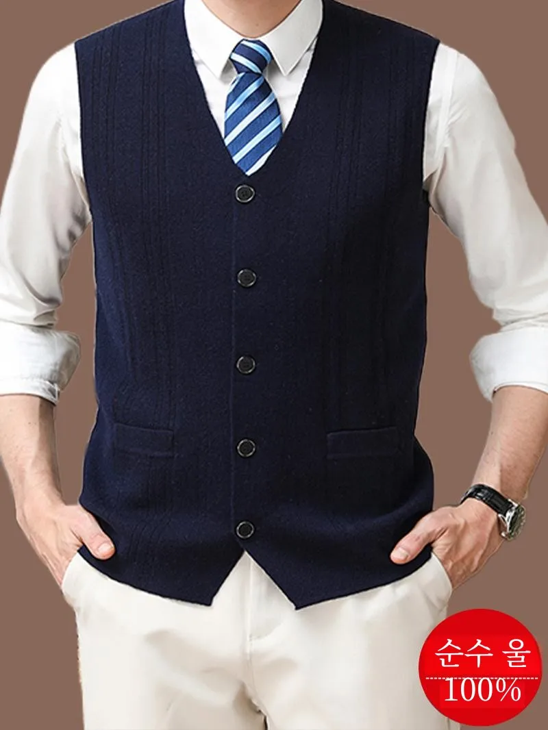 Hengyuanxiang шерстяной свитер мужской флисовый жилет осенне-зимний элитный деловой