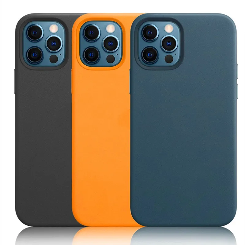 

Новинка 2023 оригинальный кожаный чехол для iPhone 14 13 12 Pro Max Mini Магнитный чехол для Magsaf * чехол для беспроводной зарядки защитные чехлы