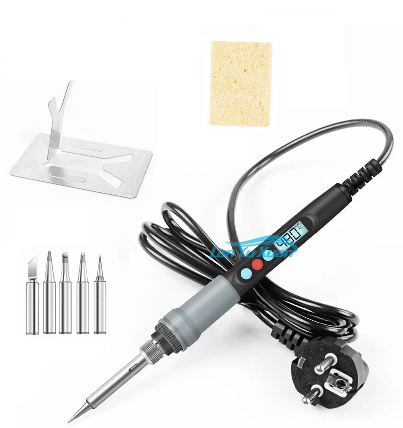 

90W Soldering Iron LED Digital Display Adjustment and Repair 110V Electric Solder Iron 220V Portable Tin Welding Tools