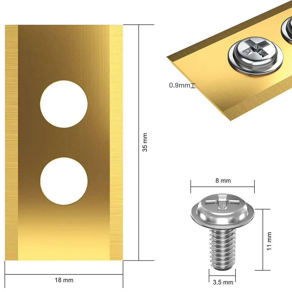 30 шт. 36X18X0 9 мм титановые запасные лезвия винты Сменные аксессуары для Worx Landroid