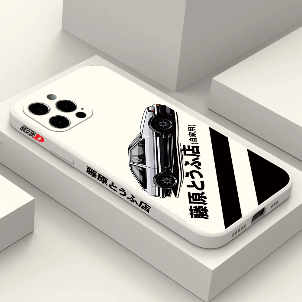 Initial D AE86 Phone Case for Vivo V30 V30e V29 V25 V21 Y50 Y36 Y35 Y28 Y22 Y21 Y20 Y17 Y16 Y15s Pro 4G 5G TPU Soft Cover