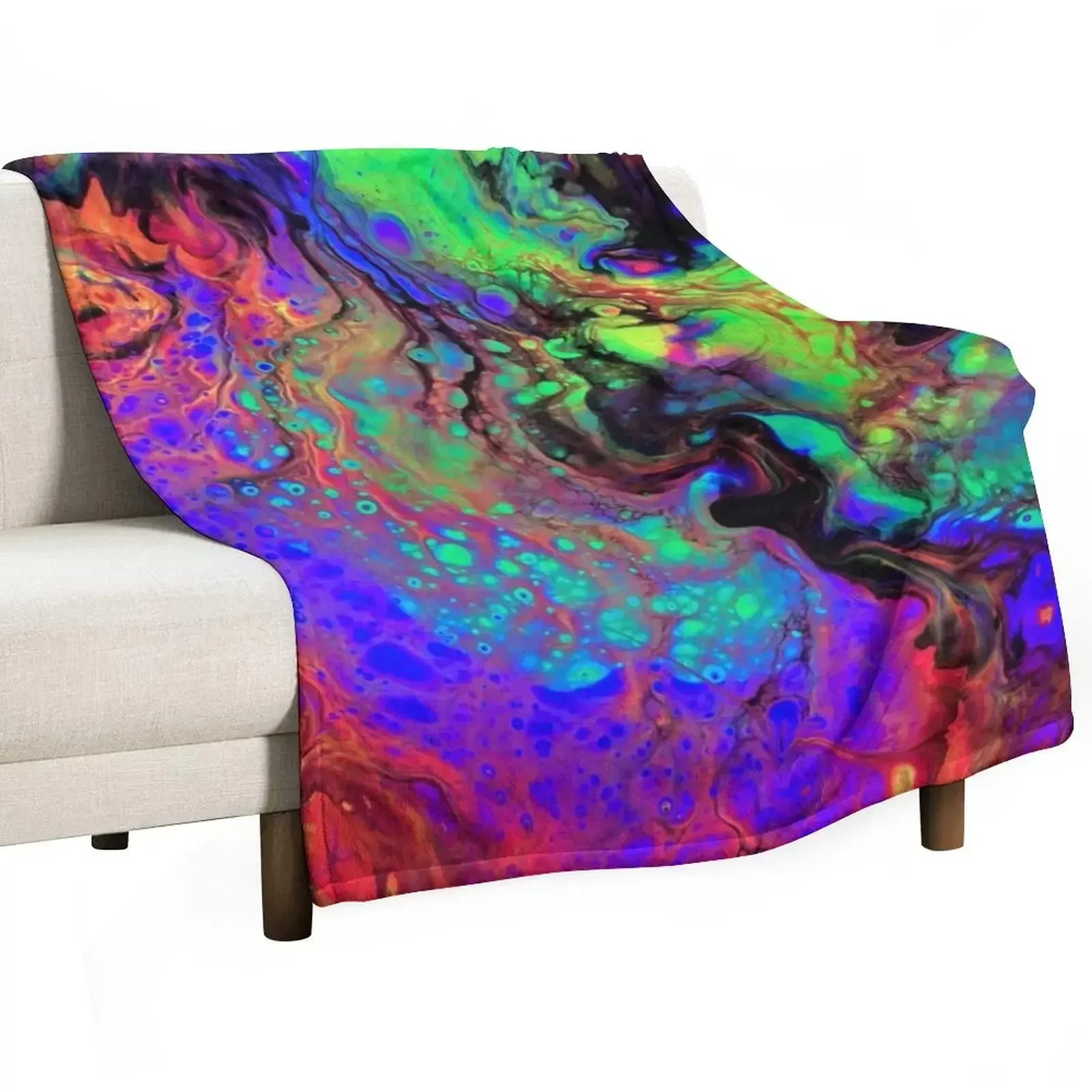 Одеяло Space Amoeba мягкие фланелевые одеяла для спального мешка в стиле аниме