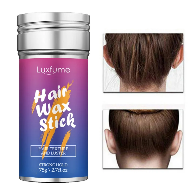

Воск для волос со сломанными волосами, палочка для укладки волос, с фиксированным пушистым воском для детей, мужчин и женщин, 75 г, края для во...