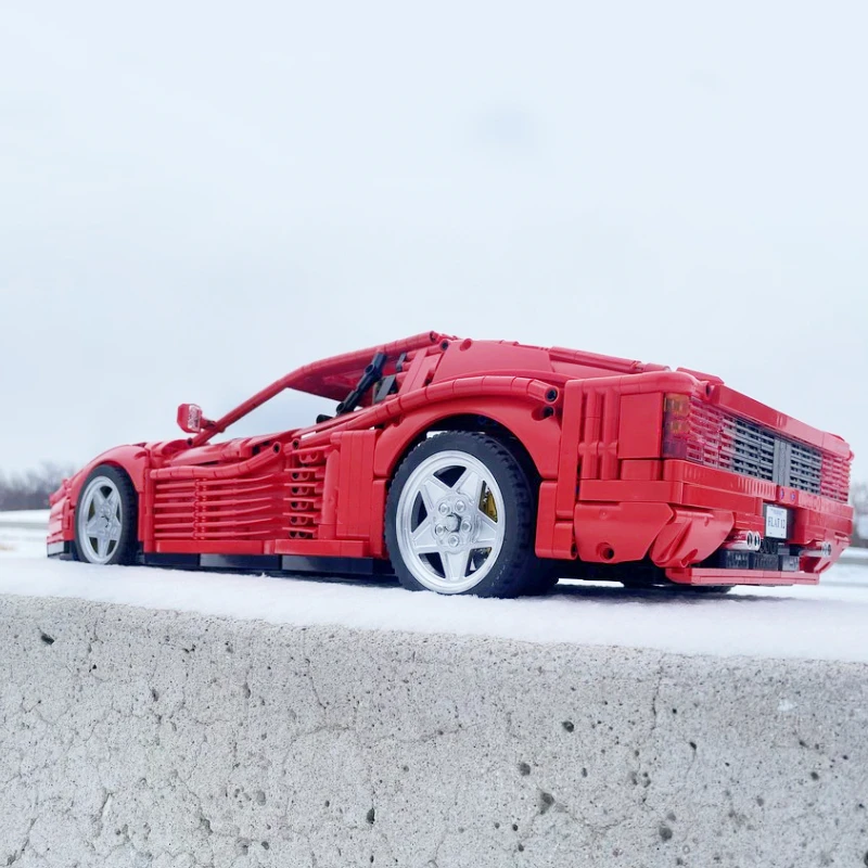 В наличии MOC 98925 Testarosa 1:8 суперспортивная гоночная модель автомобиля 3738 шт.