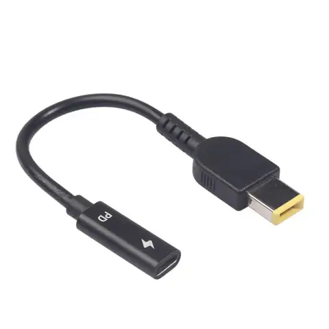 Адаптер USB Type C на квадратный штекер ALLOYSEED 20В