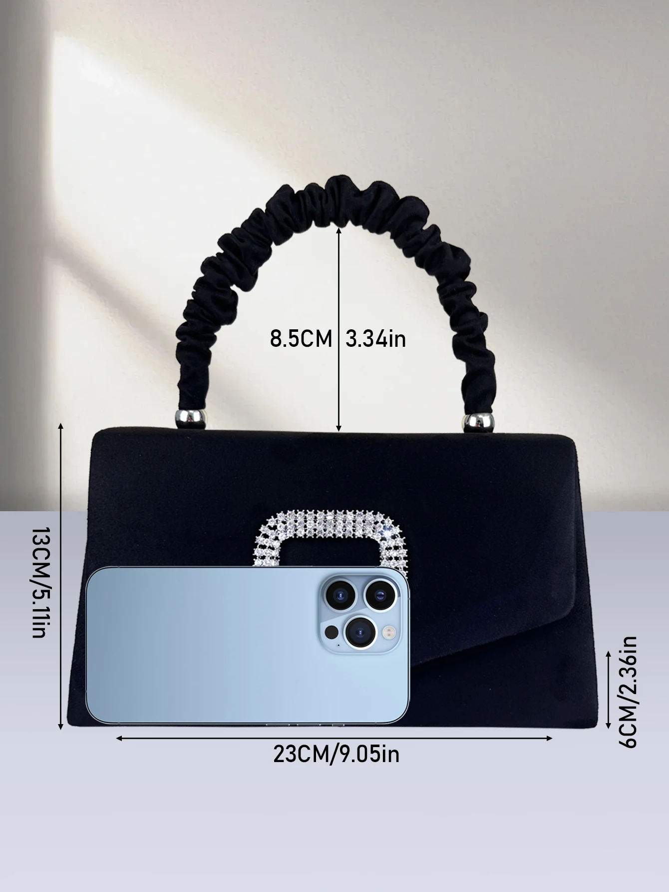 Роскошная Блестящая Вельветовая Вечерняя Сумка Женская Элегантная В Стиле