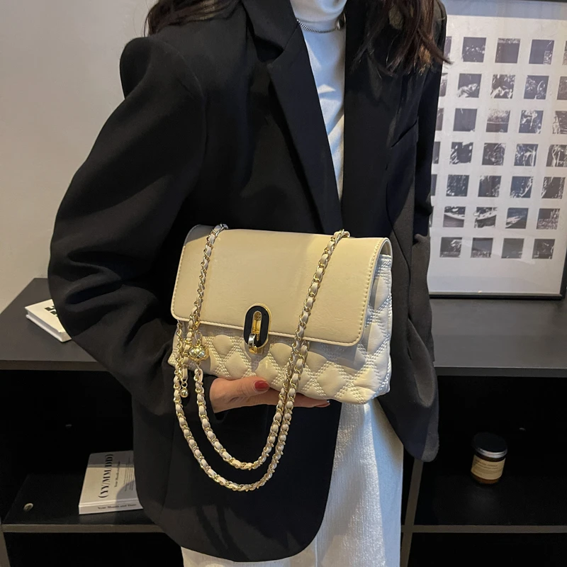 Crossbody Luxury Bags For Women 2023 Fashion Top Quality Long Goldchain Shoulder Bags Handbags For Women 2023 Designer Luxury