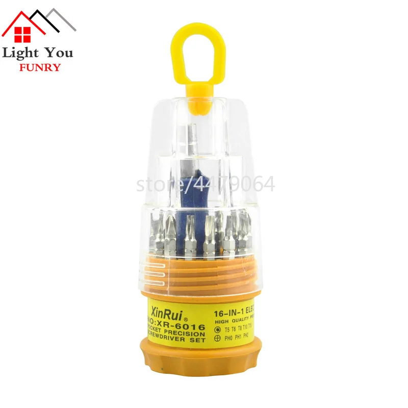 

16-in-1 screwdriver repair glasses home screwdriver multi-function pen type magnetic screwdriver