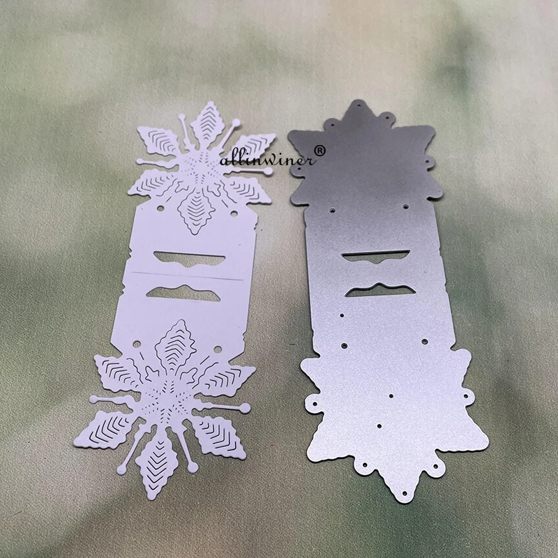 

Snowflake rectangle decoration Metal Cutting Dies for DIY Scrapbooking Album Paper Cards Decorative Crafts Embossing Die Cuts
