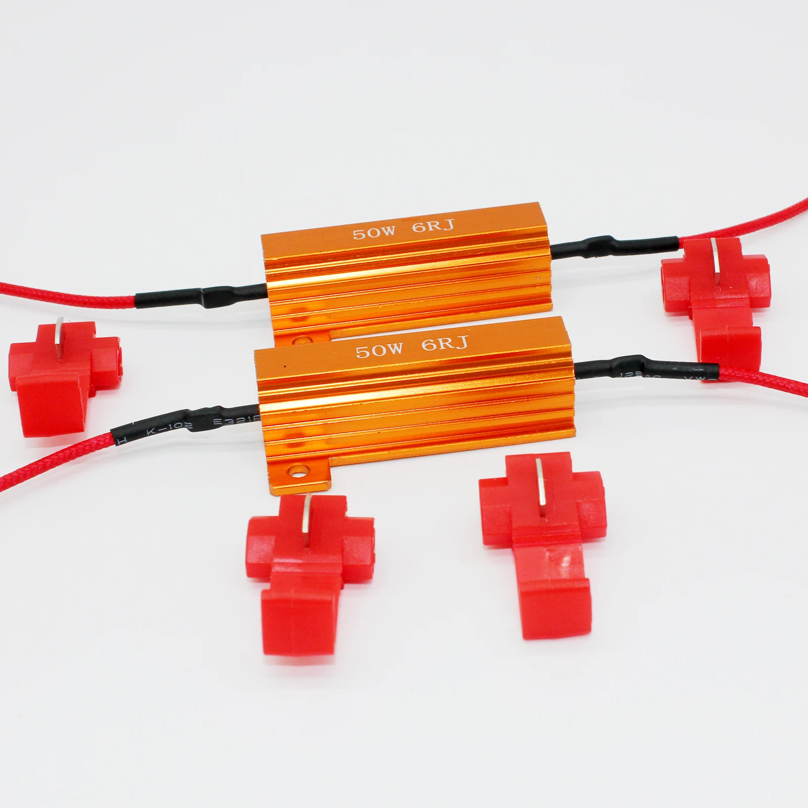 2 шт. 50 Вт 6 Ом резистор нагрузки фиксирующая светодиодная лампа быстрая