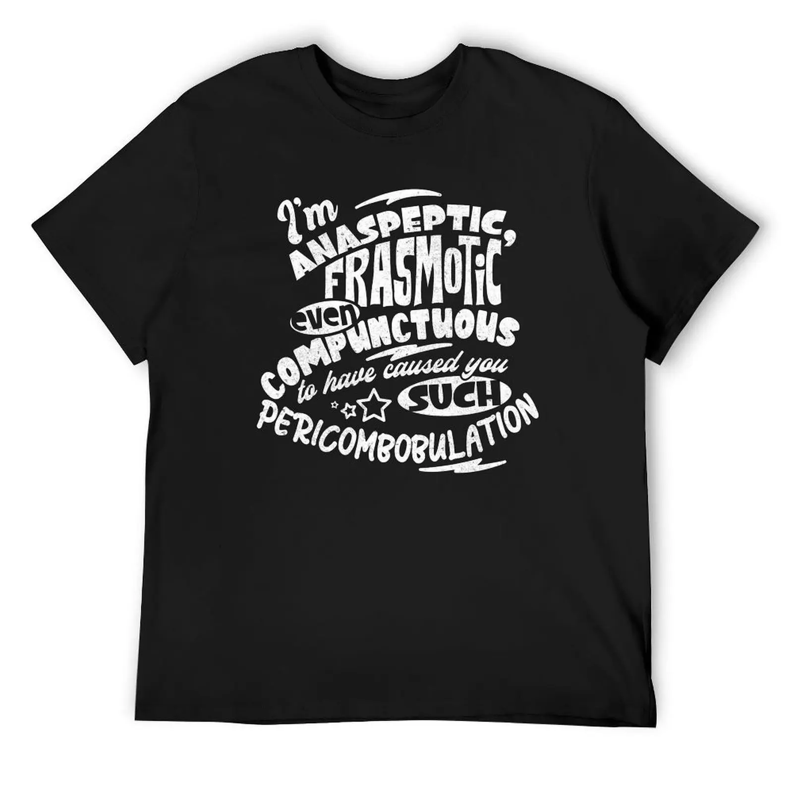 Футболка Blackadder Anaspeptic frasmotic словарь с цитатой топы больших размеров летние