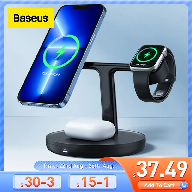 Baseus 3 in 1 20W Magnetic Wir	