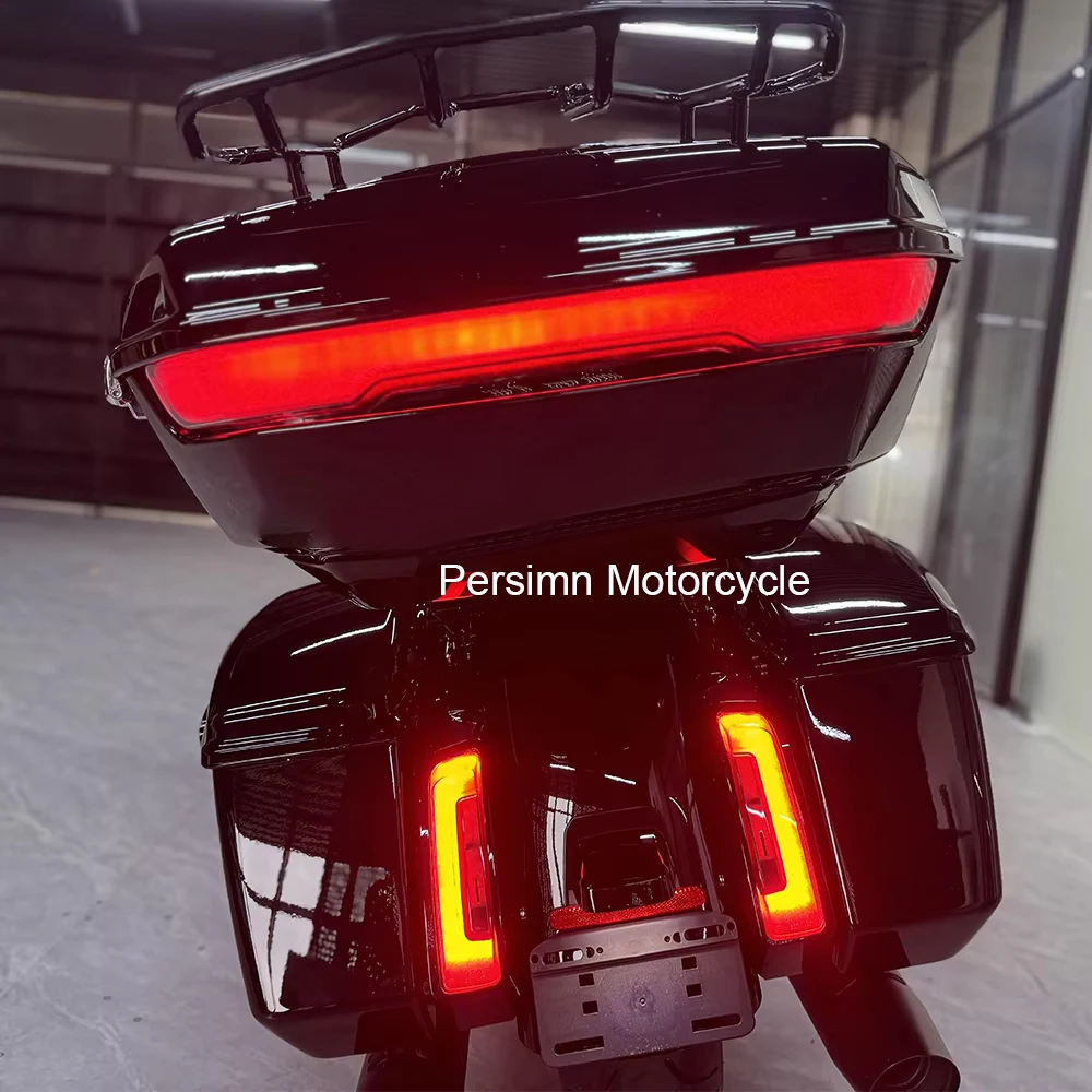 Фото Для Harley Street Road Glide ST Limited CVO FLHX 2026 Новый комплект задних светодиодных панелей Grand Tour-Pak с двумя цветами для мотоцикла. №3