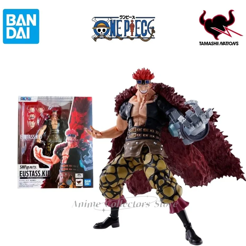 Bandai S.H.Figuarts EUSTASS.KID-Raid Pada Аниме Onigashima Фигурка Aksi ПВХ Персонаж Модель Игрушки